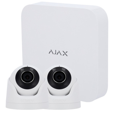 AJ-NVRKIT108-2XTURRET-W